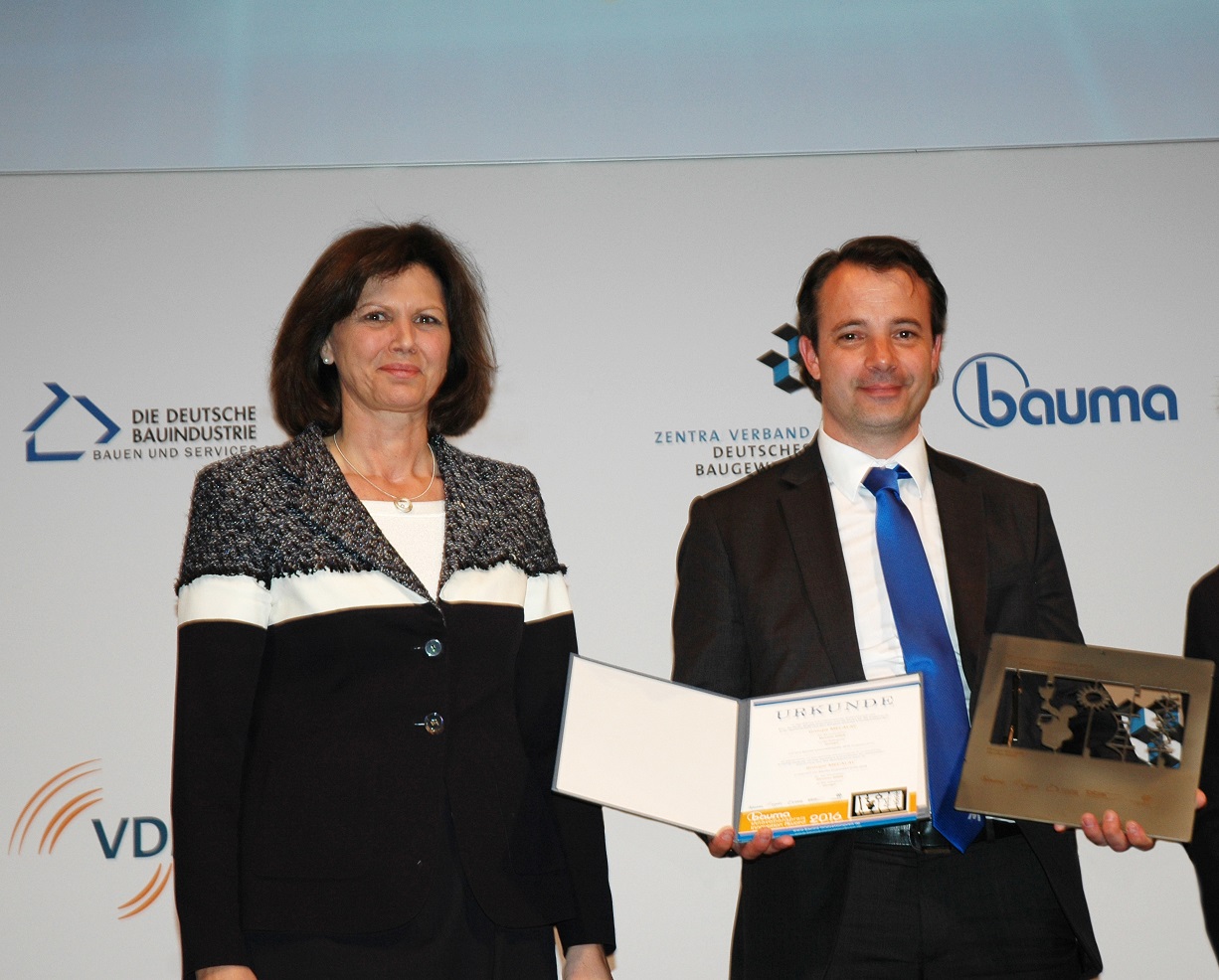 Bauma Innovation Award 2016 im Bereich Design