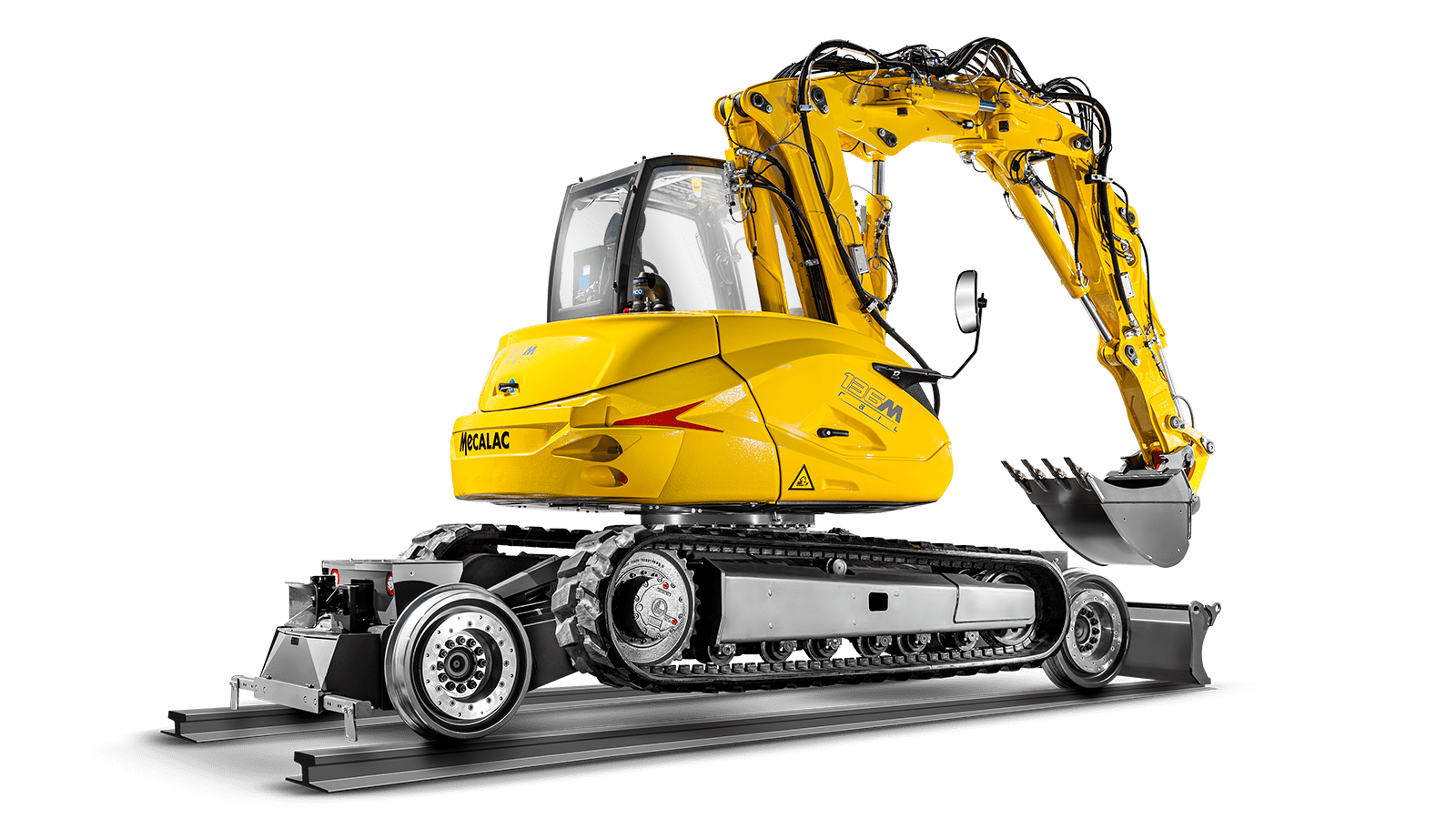 Mecalac 136MRail Pelles Rail Route