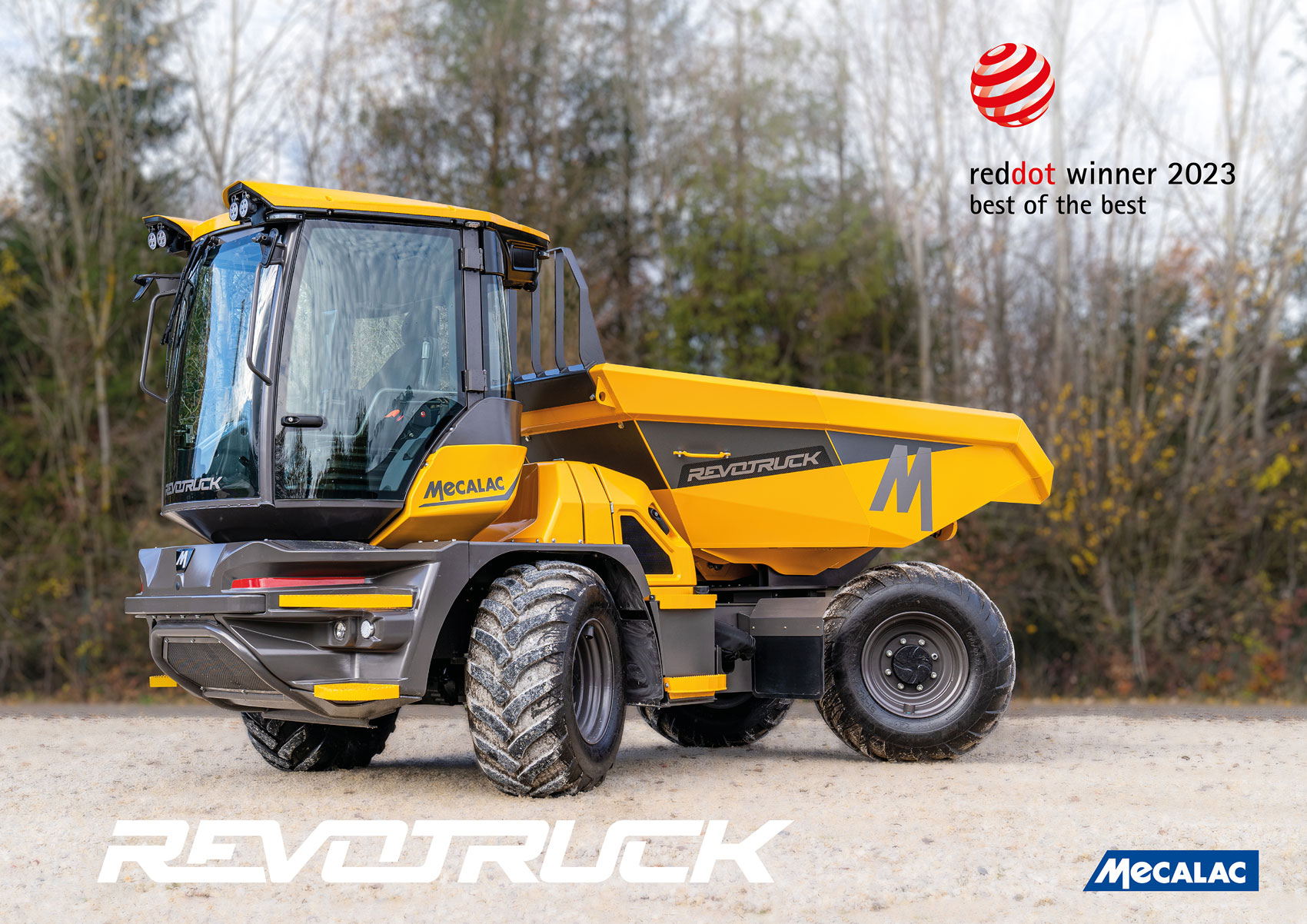 REVOTRUCK di MECALAC vince il premio Best of the Best al  Red Dot Design Award 2023