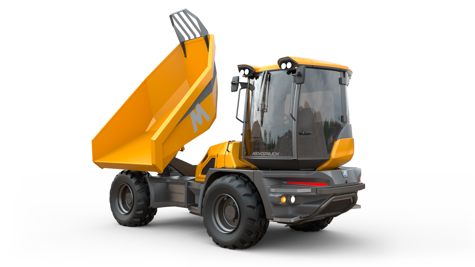 Mecalac_dumper gommato 1703671457-mecalac_revotruck_f_l_skip_up