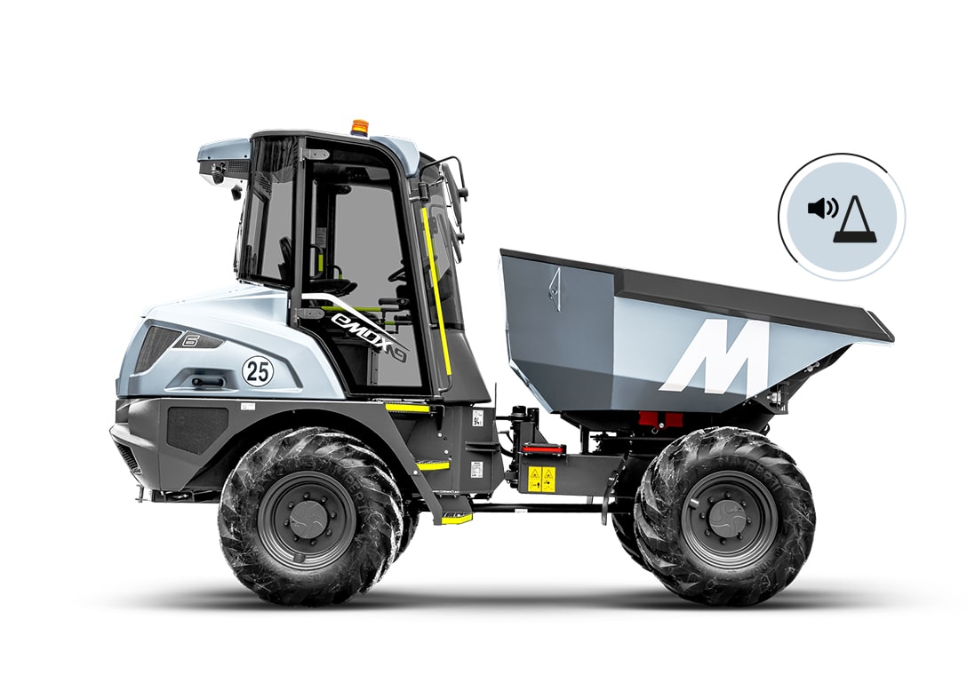 Emdx Auto Rack Mecalac eMDX - Zero Emission Site Dumpers