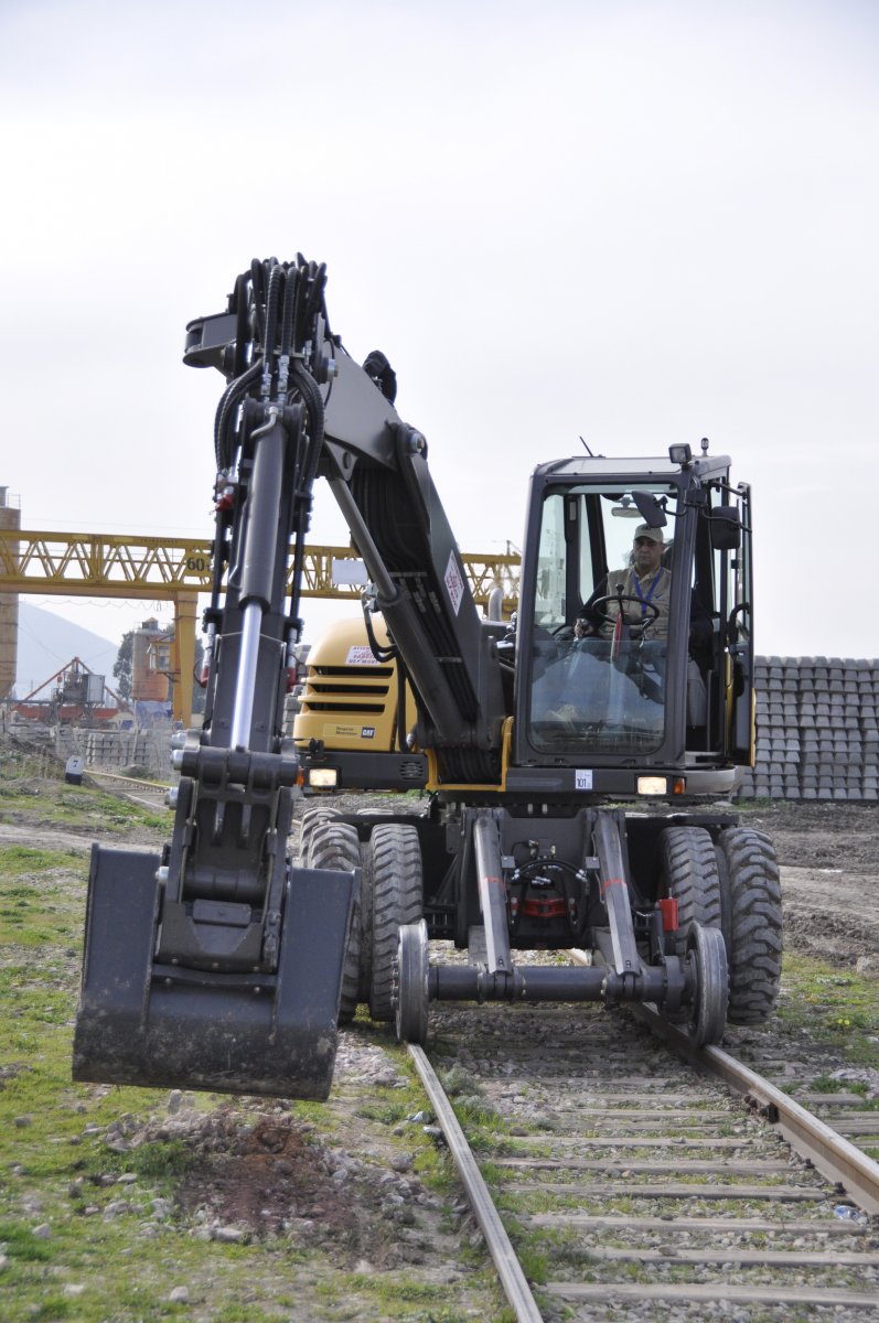 Mecalac 714MW RR RailRoad excavators